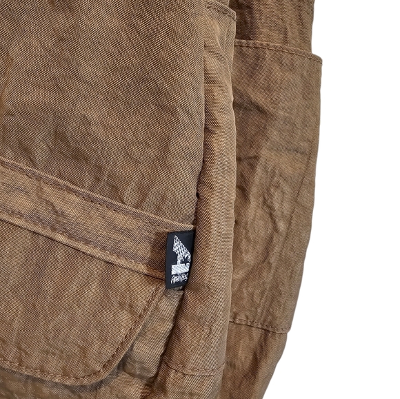 Vintage Ameribag Large Healthy Back Brown Poly Nylon Shoulder Bag Crossb… - Picture 2 of 13